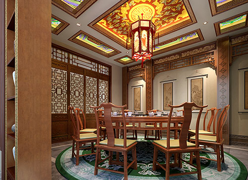 黑龙江中式古典风格家居装修设计效果图