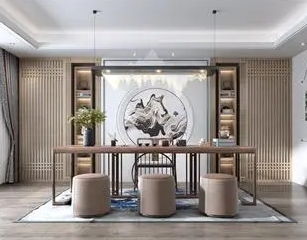 黑龙江新中式风格茶室如何规划设计